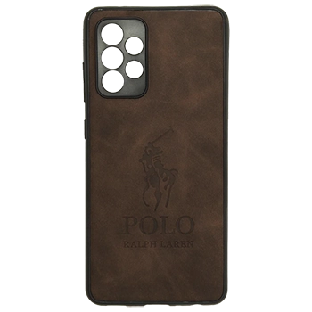 کاور طرح چرمی محافظ لنز مدل Polo مناسب برای گوشی سامسونگ Galaxy A52s